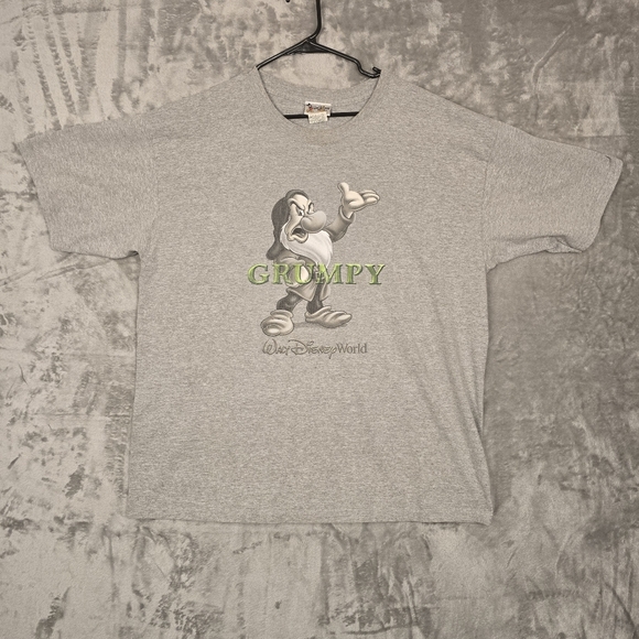 Disney Other - Vintage Disney Gray Grumpy Character Tee